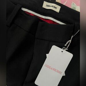 Zadig & Voltaire Posh Militaire pants NWT. Size 38.
